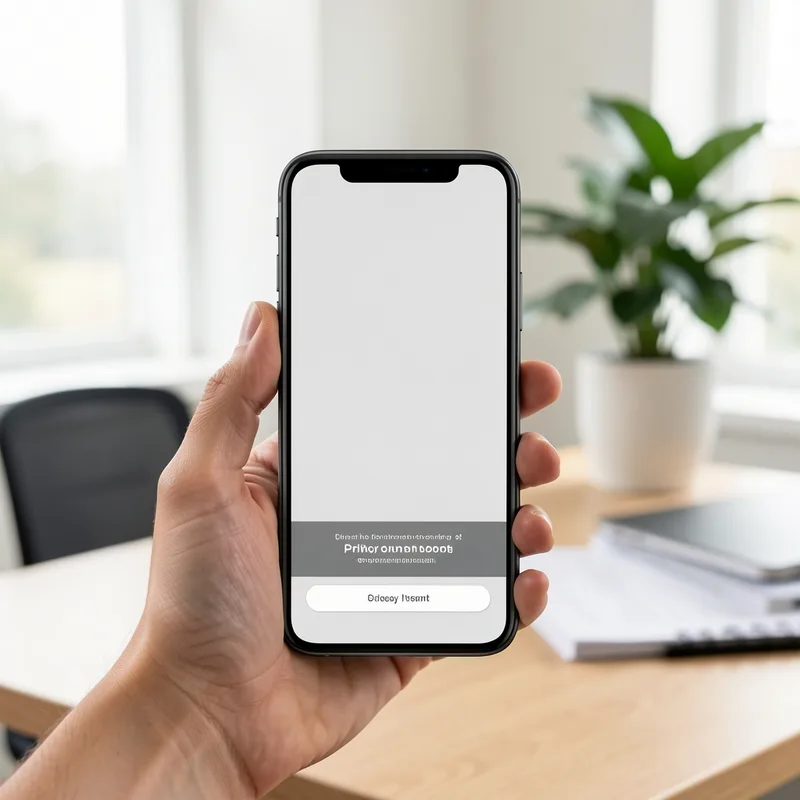 Bandeau de consentement aux cookies affiché sur un site consulté depuis un téléphone